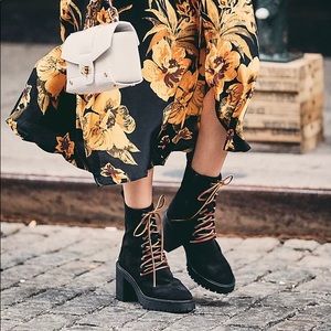 COPY - Free people: Dylan lace-up boots (New)